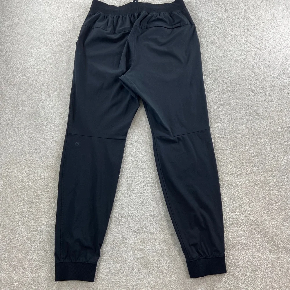 Lululemon ABC Joggers Mens Medium Black Warpstreme Tapered Cuffs Drawstring